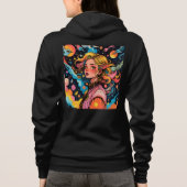 Bella+Canvas Full-Zip Hoodie パーカ (裏面)