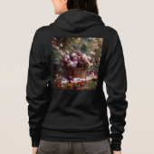 Bella+Canvas Full-Zip Hoodie パーカ (裏面)