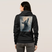 Bella+Canvas Full-Zip Hoodie パーカ (裏面フル)