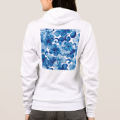  Bella+Canvas Full-Zip Hoodie パーカ (裏面)