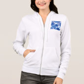 Bella+Canvas Full-Zip Hoodie パーカ (正面)