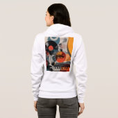 Bella+Canvas Full-Zip Hoodie パーカ (裏面フル)