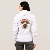 Bella+Canvas Full-Zip Hoodie パーカ (裏面フル)