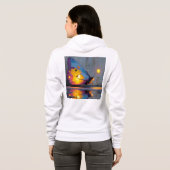 Bella+Canvas Full-Zip Hoodie パーカ (裏面フル)