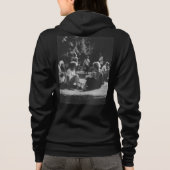 Bella+Canvas Full-Zip Hoodie パーカ (裏面)