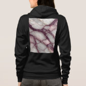 Bella+Canvas Full-Zip Hoodie パーカ (裏面)