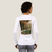 Bella+Canvas Tri-blend Long Sleeve Shirt トライブレンドＴシャツ (背面全体)