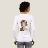 Bella+Canvas Tri-blend Long Sleeve Shirt トライブレンドＴシャツ (背面全体)