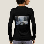 Bella+Canvas Tri-blend Long Sleeve Shirt トライブレンドTシャツ (背面)