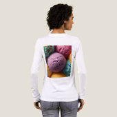 Bella+Canvas Tri-blend Long Sleeve Shirt トライブレンドＴシャツ (背面全体)