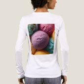 Bella+Canvas Tri-blend Long Sleeve Shirt トライブレンドＴシャツ (背面)