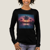 Bella+Canvas Tri-blend Long Sleeve Shirt トライブレンドＴシャツ (正面)