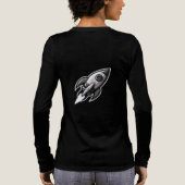 Bella+Canvas Tri-blend Long Sleeve Shirt トライブレンドＴシャツ (背面)