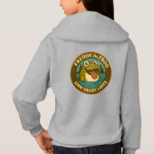 Bella+Canvas Tri-blend Long Sleeve Shirt, Solid Bl (裏面)