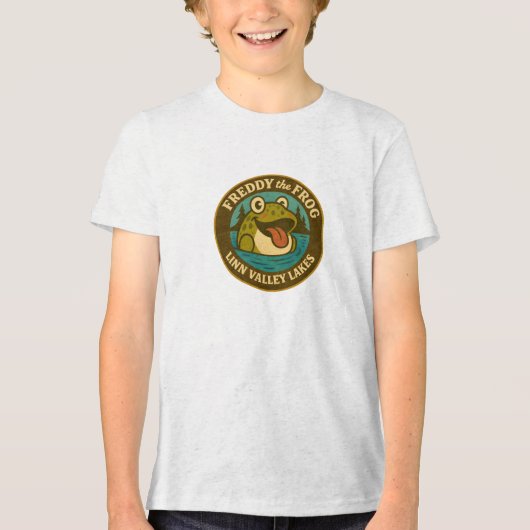 Bella+Canvas Tri-blend Long Sleeve Shirt, Solid Bl トライブレンドＴシャツ (正面)