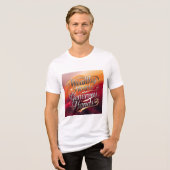 Bella+Canvas Tri-blend T-Shirt、White、Adult L トライブレンドＴシャツ (正面全面)