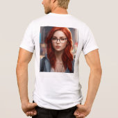 Bella+Canvas Tri-blend T-Shirt、White、Adult L トライブレンドＴシャツ (裏面)