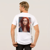 Bella+Canvas Tri-blend T-Shirt、White、Adult L トライブレンドＴシャツ (裏面全面)