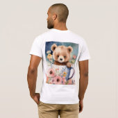 Bella+Canvas Tri-blend T-Shirt、White、Adult L Tシャツ (裏面フル)