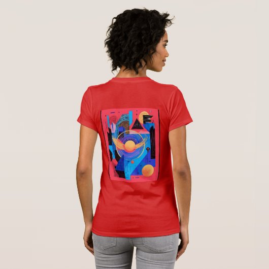 Bella+Canvas Women’s Slim Fit Tee Tシャツ (裏面フル)