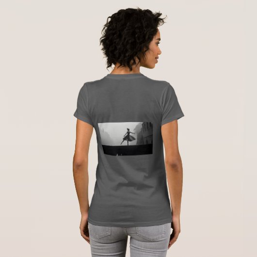  Bella+Canvas Women’s Slim Fit Tee Tシャツ (裏面フル)