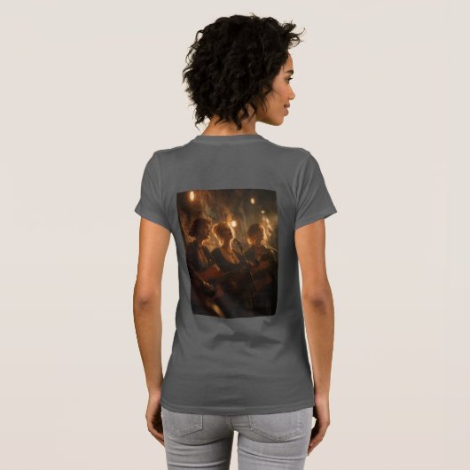 Bella+Canvas Women Slim Fit Tee Tシャツ (裏面フル)