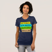 Bella+Canvas Women's Slim Fit T-Shirt navy blue SO Tシャツ (正面フル)