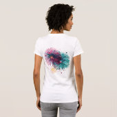 Bella+Canvas Women's Slim Fit Tee - Happy New Year Tシャツ (裏面フル)