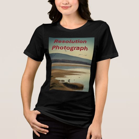 Bella+Canvas Women's Tri-Blend T-Shirt - "Lac avec トライブレンドTシャツ (正面)