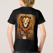 Bella+Canvas Youth Tri-blend T-Shirt, 無地のBlack, トライブレンドTシャツ (裏面)