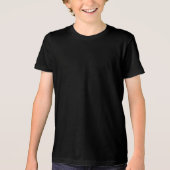 Bella+Canvas Youth Tri-blend T-Shirt, 無地のBlack, トライブレンドＴシャツ (正面)