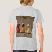 Bella+Canvas Youth Tri-blend T-Shirt, White Fleck, トライブレンドTシャツ (裏面)