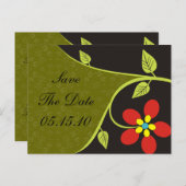 Bella Flora Save The Dateポストカード 案内ポストカード (正面/裏面)