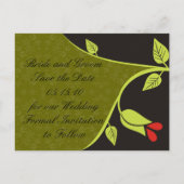 Bella Flora Save The Dateポストカード 案内ポストカード (裏面)