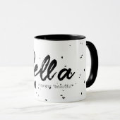 Bella Name意味ミニマル文字モダンギフト マグカップ (正面右)