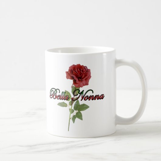 Bella Nonna (美しくイタリアンな祖母) コーヒーマグカップ (右)