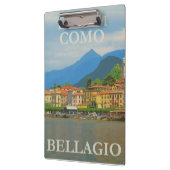 Bellagioイタリアのポスターのクリップボード クリップボード (左)