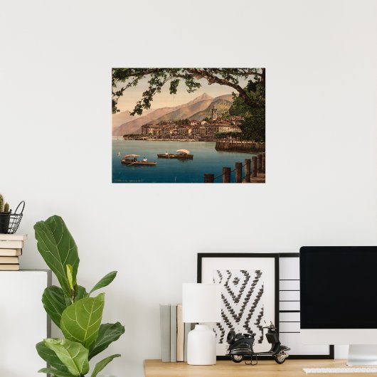 Bellagio I, Lake Como, Lombardy，イタリア ポスター (ホームオフィス)
