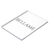 Bellameのノート ノートブック (左側)