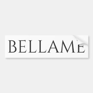 Bellameのバンパーステッカー バンパーステッカー