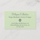 Bellaposaのジュエリーの名刺 名刺 (裏面)