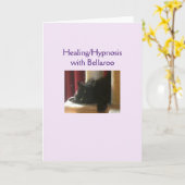 Bellarooの直るか、または催眠の挨拶状 カード (黄色い花)