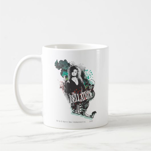 Bellatrix奇妙なグラフィックロゴ コーヒーマグカップ (左)