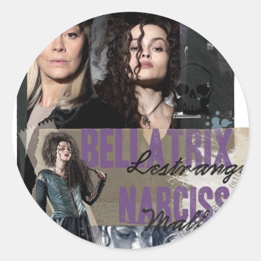 Bellatrix LestrangeおよびNarcissa Malfoy ラウンドシール (正面)