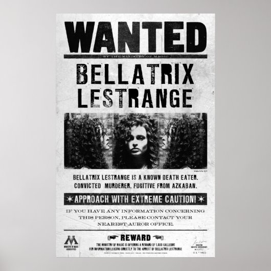 Bellatrix Lestrangeはポスターがほしいと思いました ポスター (正面)
