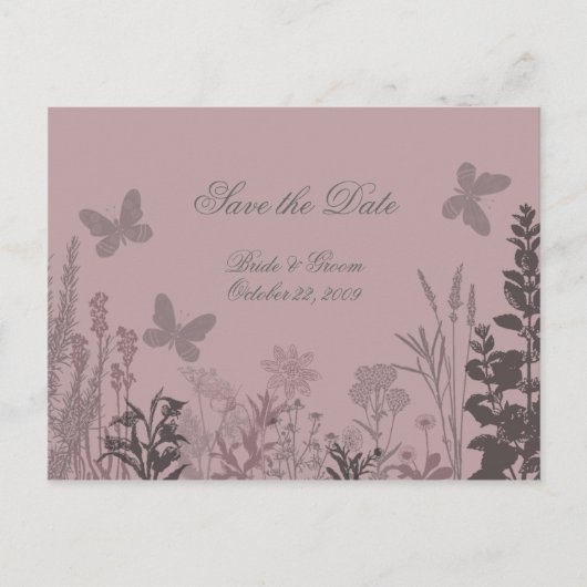 Belle 結婚 Save the Dateポストカード 案内ポストカード (正面)