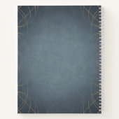 Belle Époque Botanicals: Art Nouveau White Lilac ノートブック (裏面)