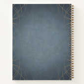 Belle Époque Botanicals: Golden Chrysanthemum ノートブック (裏面)