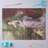 BELLE ÉPOQUE ENGLISH GARDEN Portrait Art 薄葉紙 (クラフト)