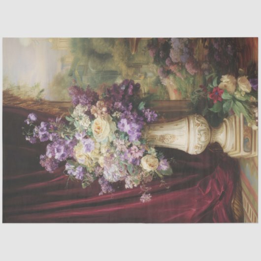 BELLE ÉPOQUE ENGLISH GARDEN Still Life Floral 薄葉紙 (正面)